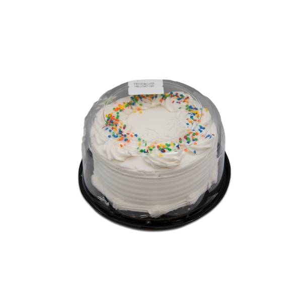 Vanilla Party Cake, 8 Inch Double Layer
