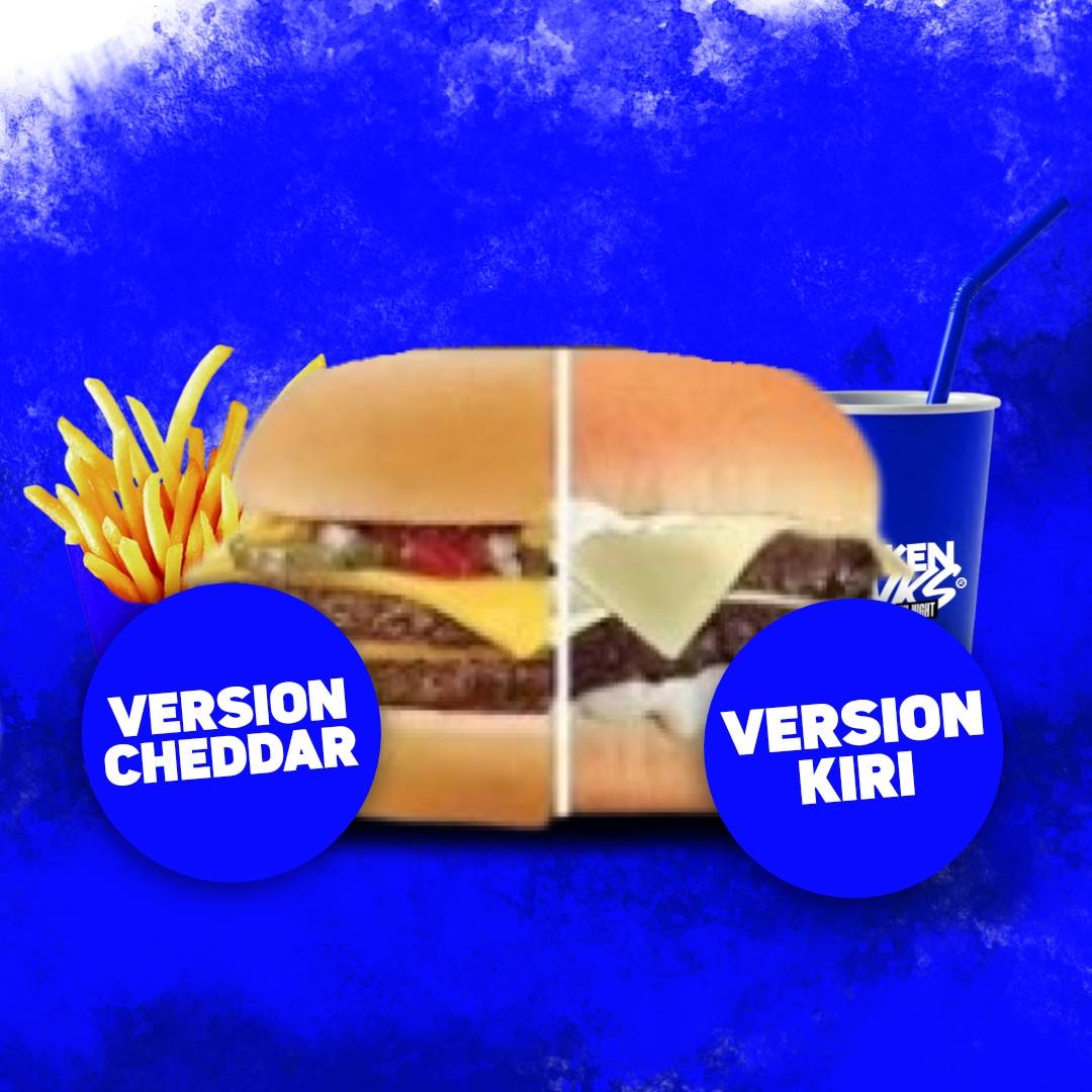 MENU  Double cheese