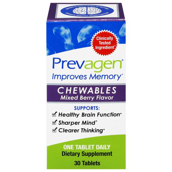 Prevagen Chewables Mixed Berry Flavor Memory Supplement