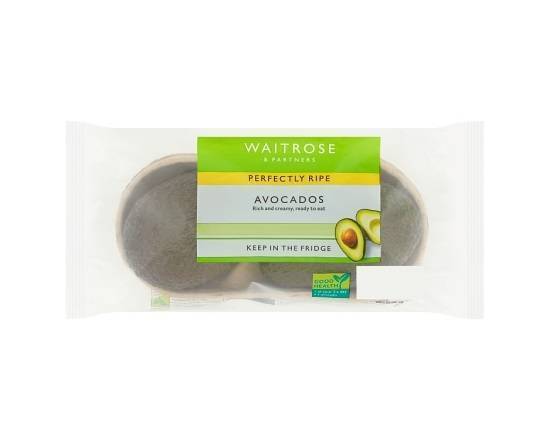 Waitrose Perfectly Ripe Avocados 2s