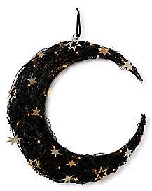 2 Ft Tarot LED Light-Up Moon Wreath