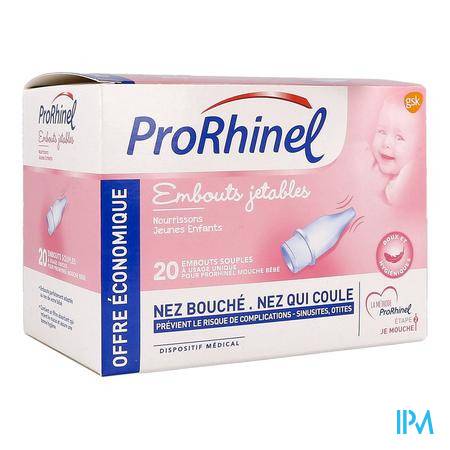 Prorhinel Embout Nasal Souple Jetable X20 Masques chirurgicaux - Accessoires