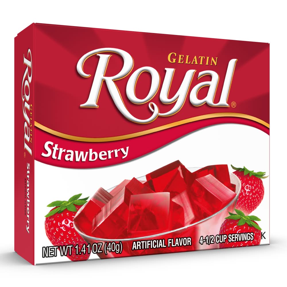 Royal Strawberry Gelatin (1.4 oz)