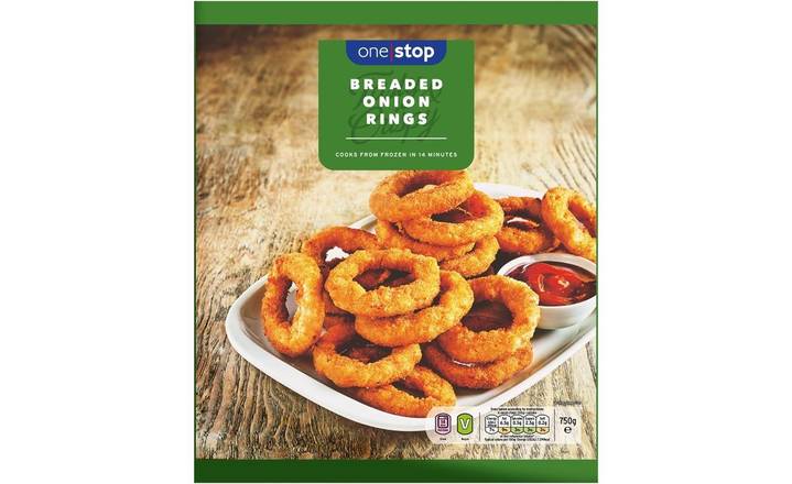 One Stop Frozen Breaded Onion Rings 750g (392939) 