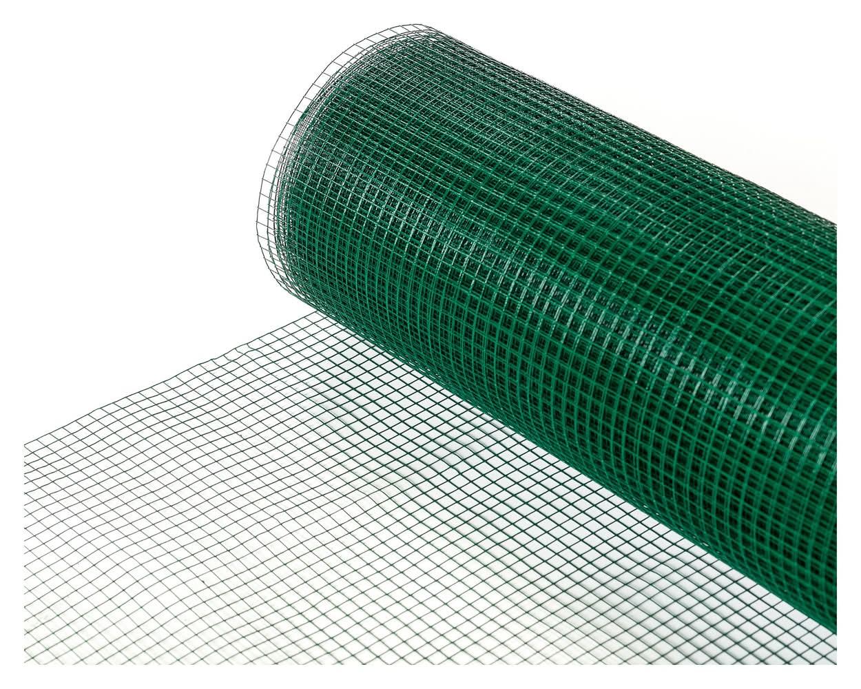 Malla jardinera 10x10mmx1x3 m Plástica verde
