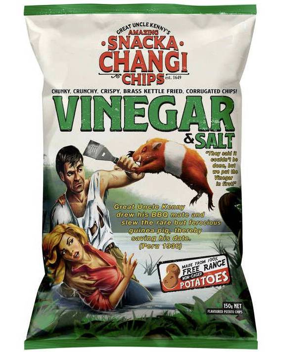 Snacka Changi Chips Vinegar 150g