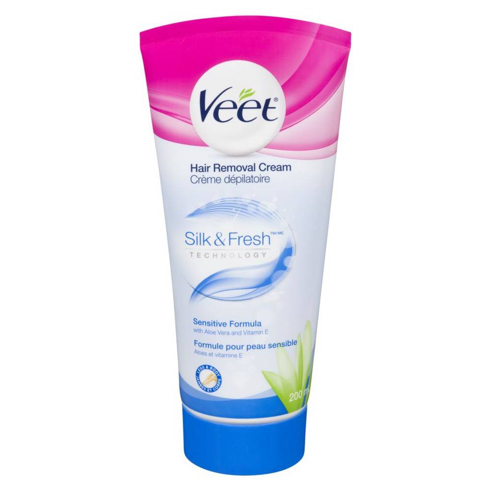 Veet Silk & Fresh Hair Removal Gel Cream Sensitive Formula (200 ml)