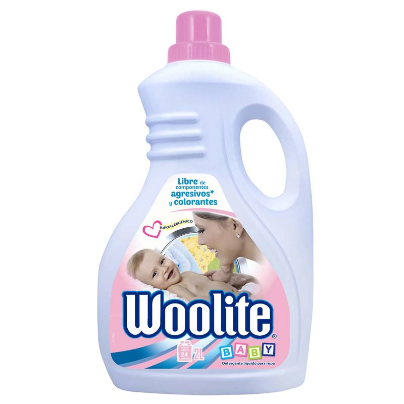 Woolite detergente líquido baby (botella 2 l)