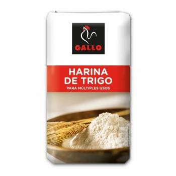 Harina de trigo Gallo 1 kg.