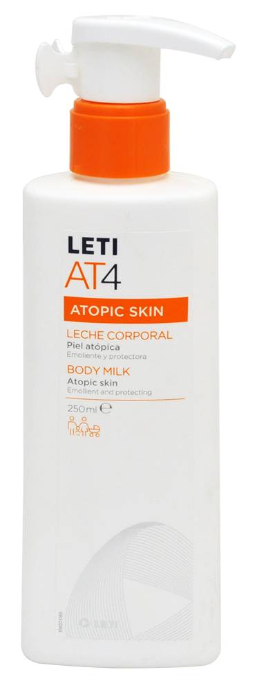 LETI AT4 LECHE CORP EMOL Y PROTEC *250ML