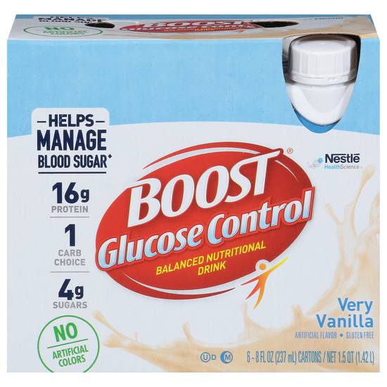 Boost Glucose Control Vanilla Delight Drink (6 ct, 1.35 fl oz)