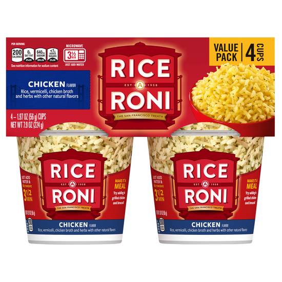 Rice-A-Roni Rice Mix Cups (4 ct) (chicken)