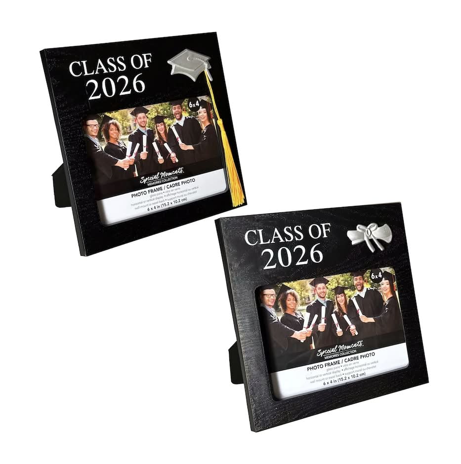 Special Moments 6x4 Graduation-themed Photo Frame, Assorted Designs, 1-ct.