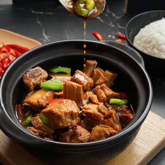 黄焖排骨米饭 Yang's Braised Pork Ribs Rice