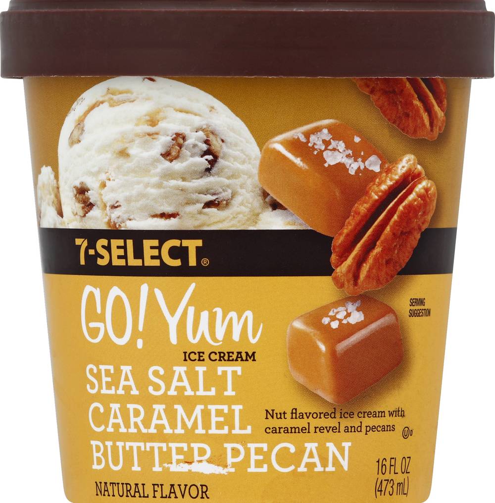 7-Select Ice Cream (sea salt caramel buttered pecan)