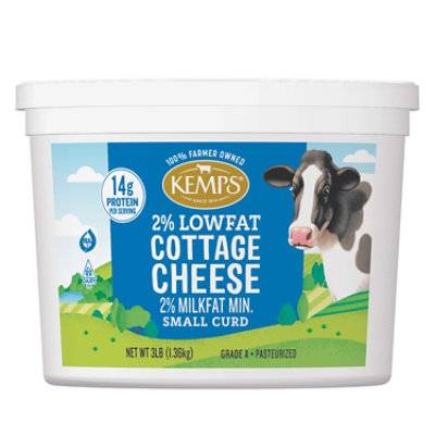 Kemps 2% Lowfat Cottage Cheese 3 Lb - 48 Oz