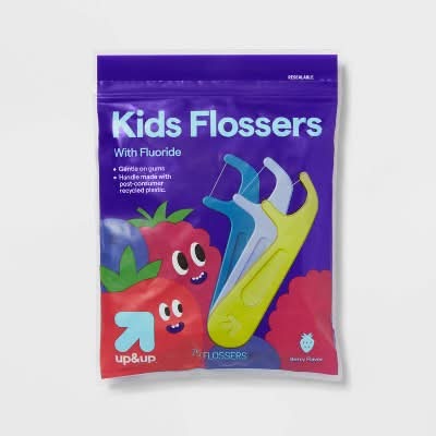 up&up Kids Flossers, Berry (75 ct)