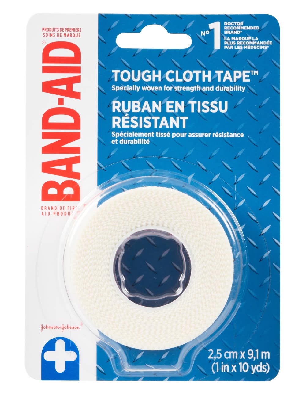 Band-Aid First Aid Cloth Tape, 2,5 cm x 9,1 m