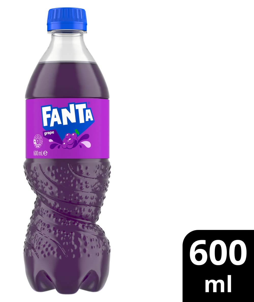 Fanta Soft Drink, Grape (600mL)