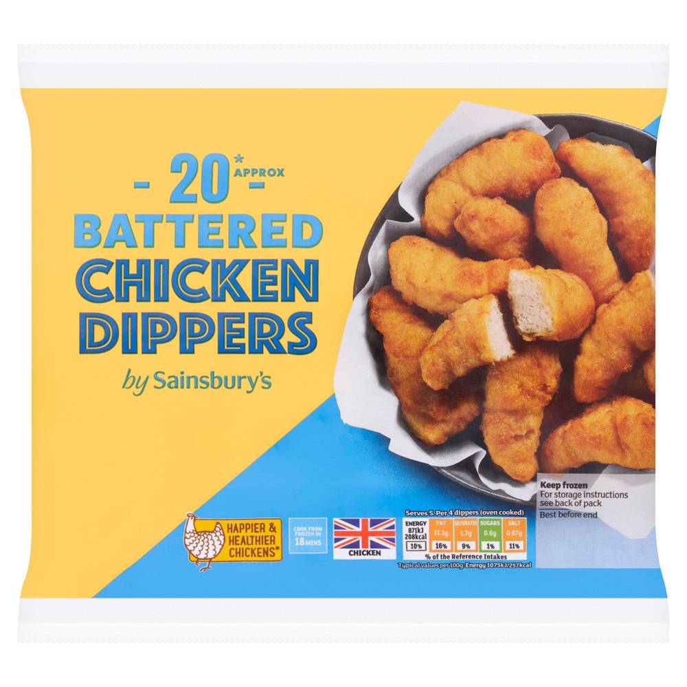 Sainsbury's Chicken Dippers x20 450g