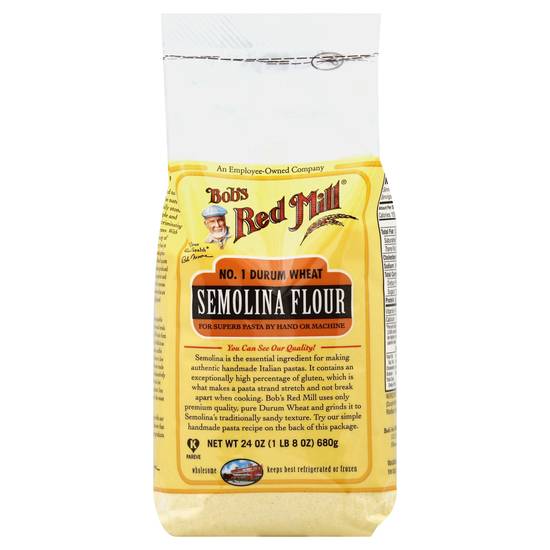 Bob's Red Mill Durum Wheat Semolina Flour (24 oz)