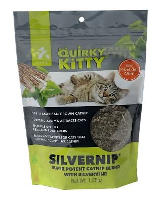 Quirky Kitty Silvervine & North American Catnip Blend Cat Treats (1.25 oz)