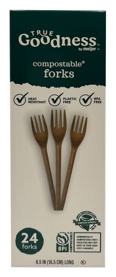 True Goodness Compostable Fork (3.2 oz)