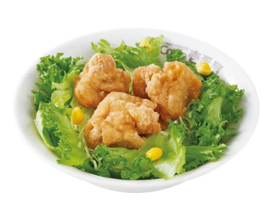 フライドチキン(3個)サラダ Fried chicken salad