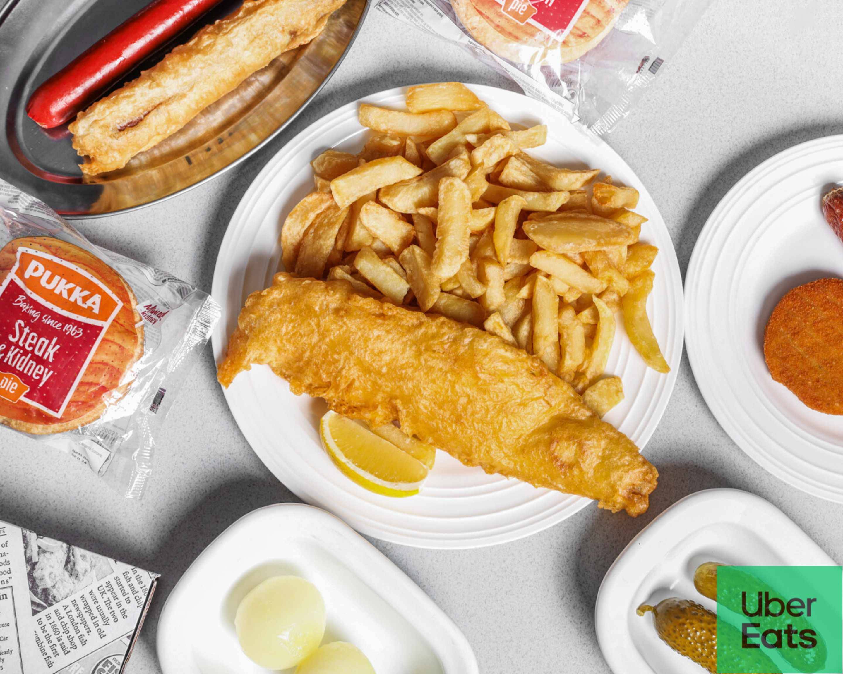 Lee's Fish & Chips Menu & Prices - London Delivery - Order with Uber Eats
