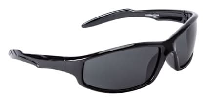 Young Mens Solar X® UV400 Sunglasses Black/Pastel Gray