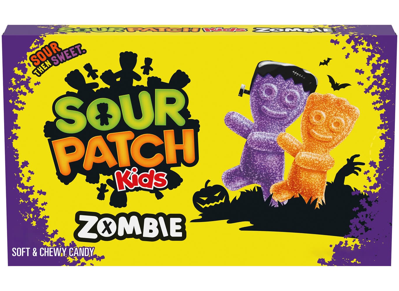 Sour Patch Kids Zombie Raspberry & Orange Soft & Chewy Candy (3.5 oz)