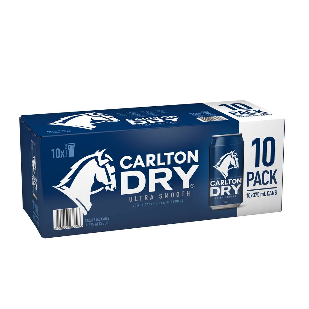 Carlton Dry Low Carb & Full Strength Beer Delivery Near Me Order