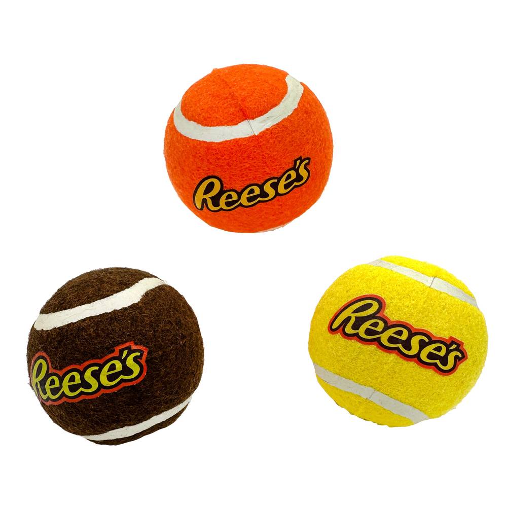 Reese's Tennis Balls with Squeaker, 3 ct