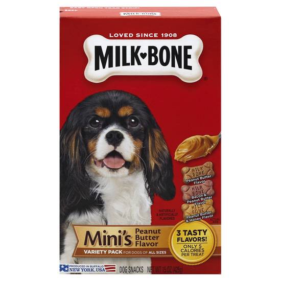 Milk-Bone Peanut Butter Mini Dog Treat's (15 oz)