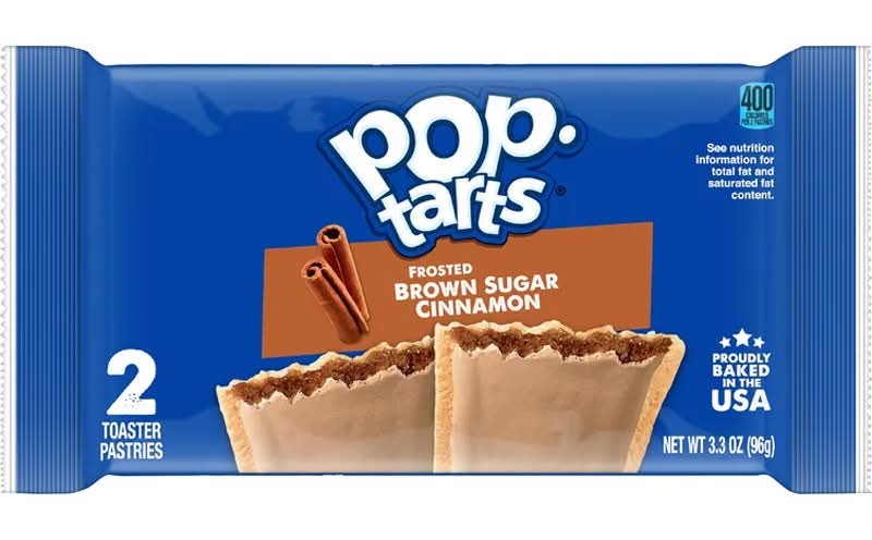 Kellogg's Pop Tarts Frosted Brown Cinnamon Toaster Pastries