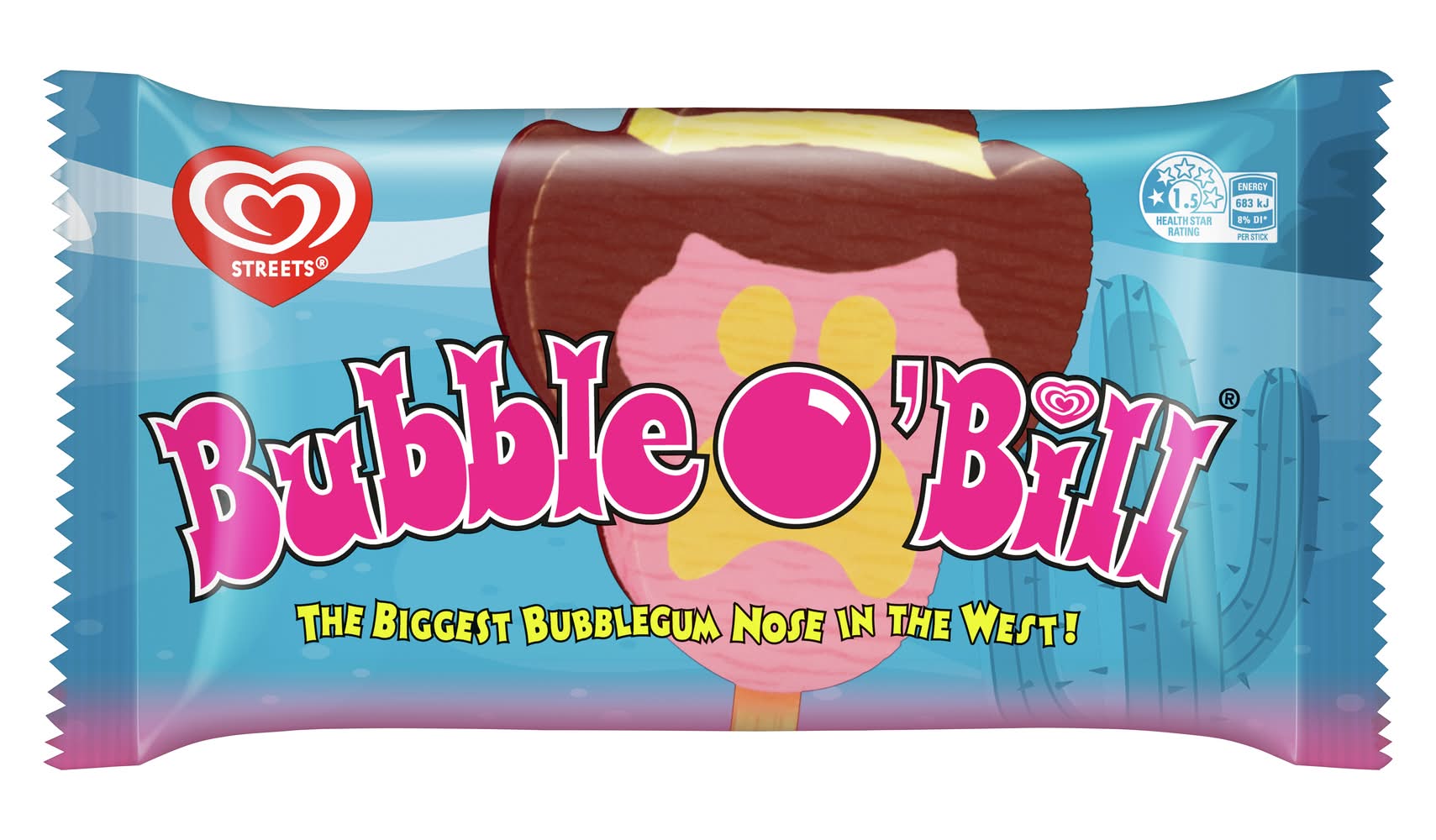 Bubble O' Bill Ice Confection Bar (106mL)