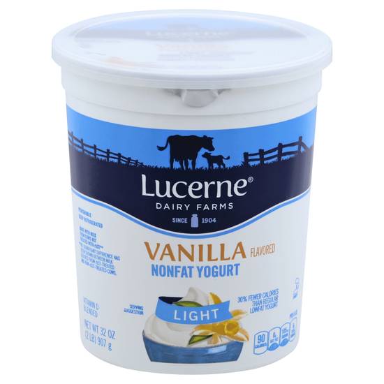 Lucerne Light Vanilla Nonfat Yogurt