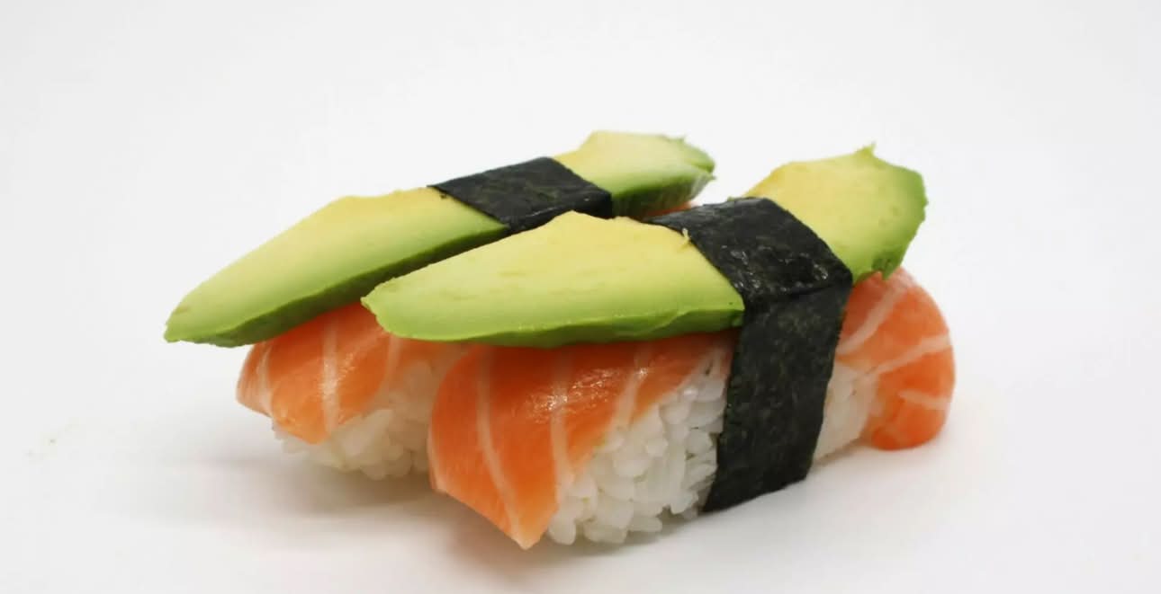 Nigiri saumon, Avocat
