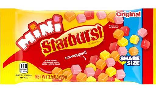 Starburst Mini Unwrapped! Share Size (3.5oz)