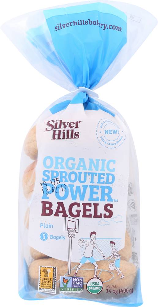 Silver Hills Organic Sprouted Power Bagels (5 ct)