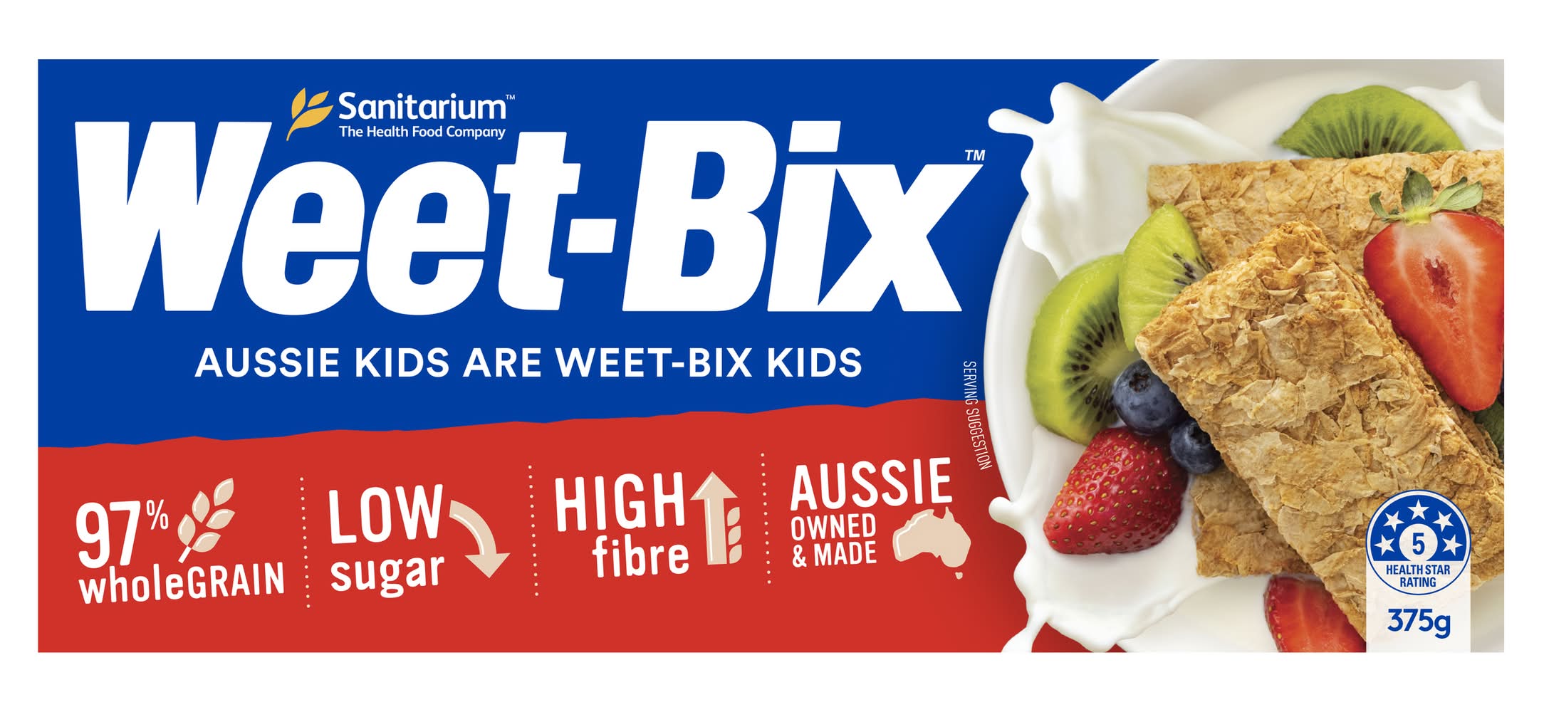 Weet-Bix Breakfast Cereal (375g)