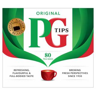 PG Tips 80 Original Tea Bags 232g