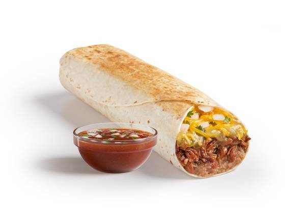 NEW Shredded Beef Birria Grilled Combo Burrito + Consomé Dip