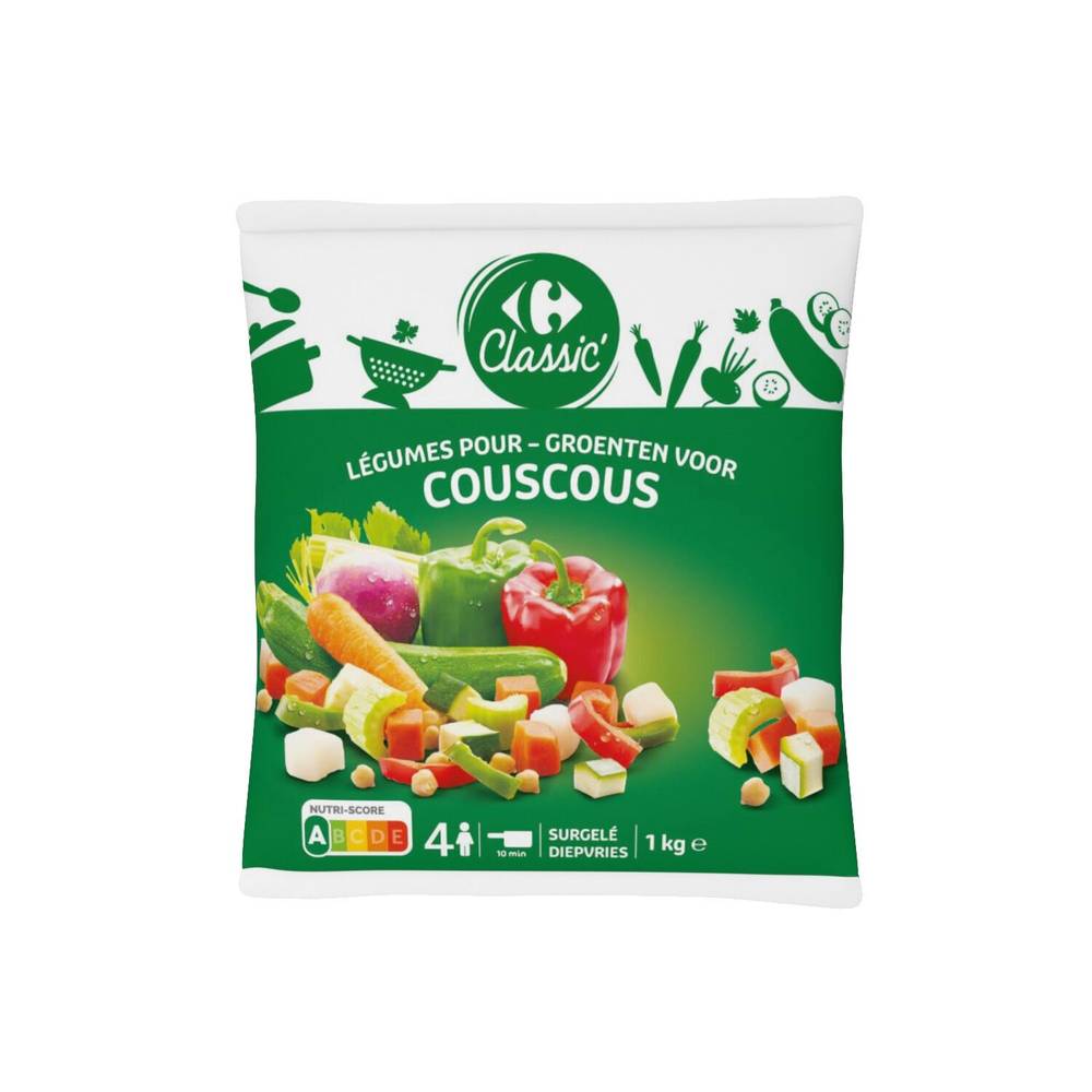 Légumes pour couscous CARREFOUR CLASSIC' - le paquet d'1Kg