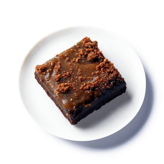 Vegan Salted Caramel Chocolate Brownie