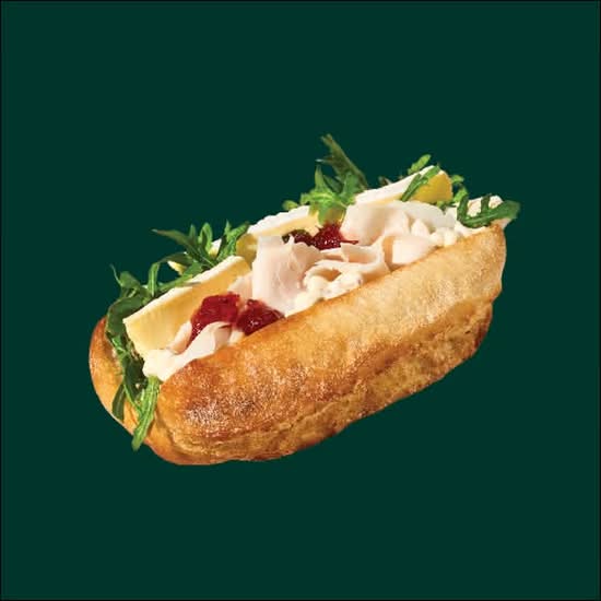 Turkey, Cranberry & Brie Baguette