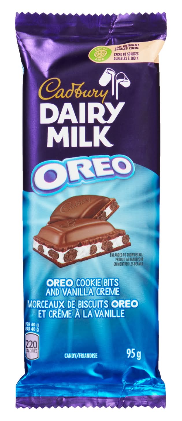Cadbury Dairy Milk Oreo Chocolate Bar (95 g)