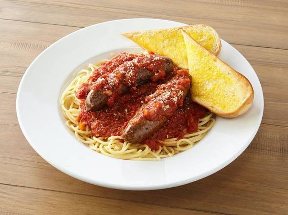 Spaghetti with Sausage Links