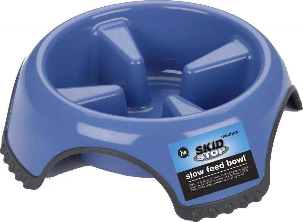 JW Skid Stop Medium Slow Feed Dog Bowl (0.8 oz)