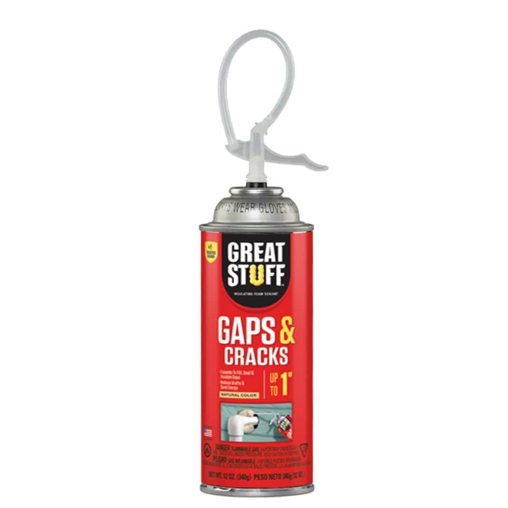 GREAT STUFF Gaps and Cracks 12-oz Straw Indoor/Outdoor Spray Foam Insulation Canister | 227112